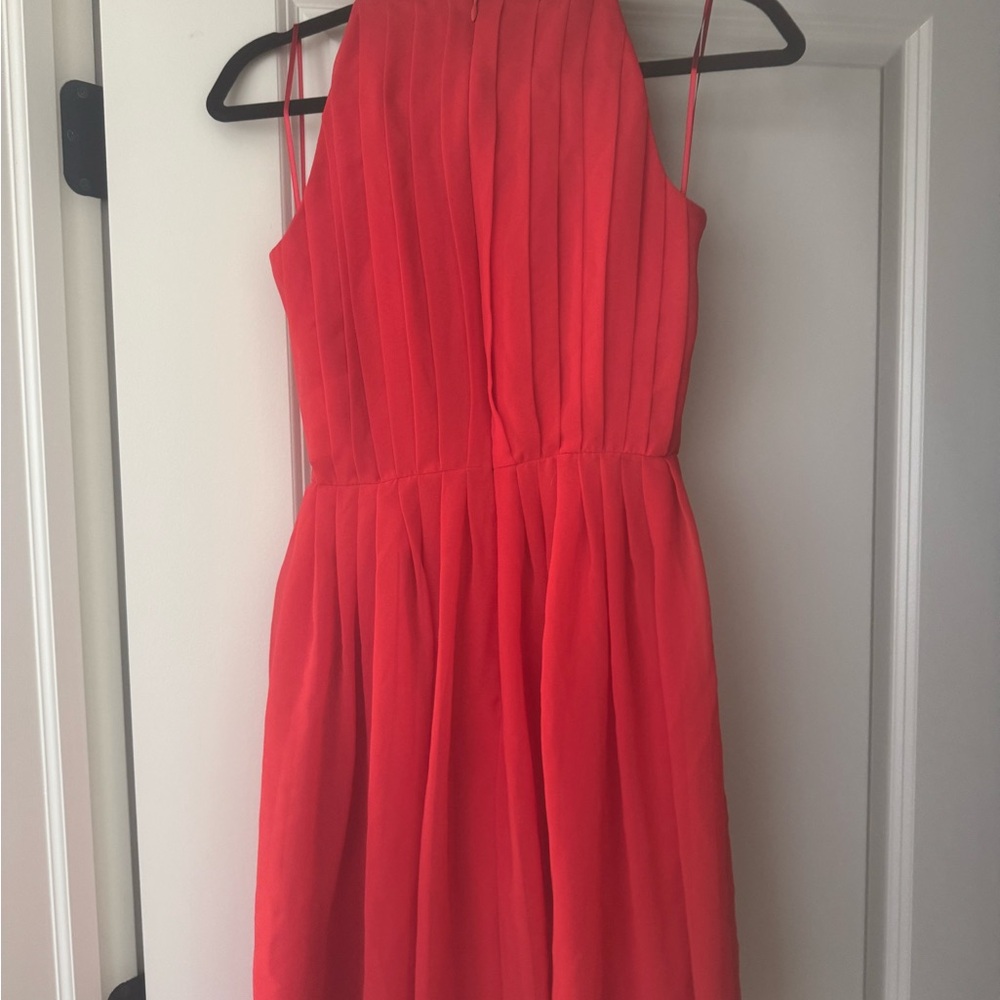 Vibrant Red Sleeveless Dress